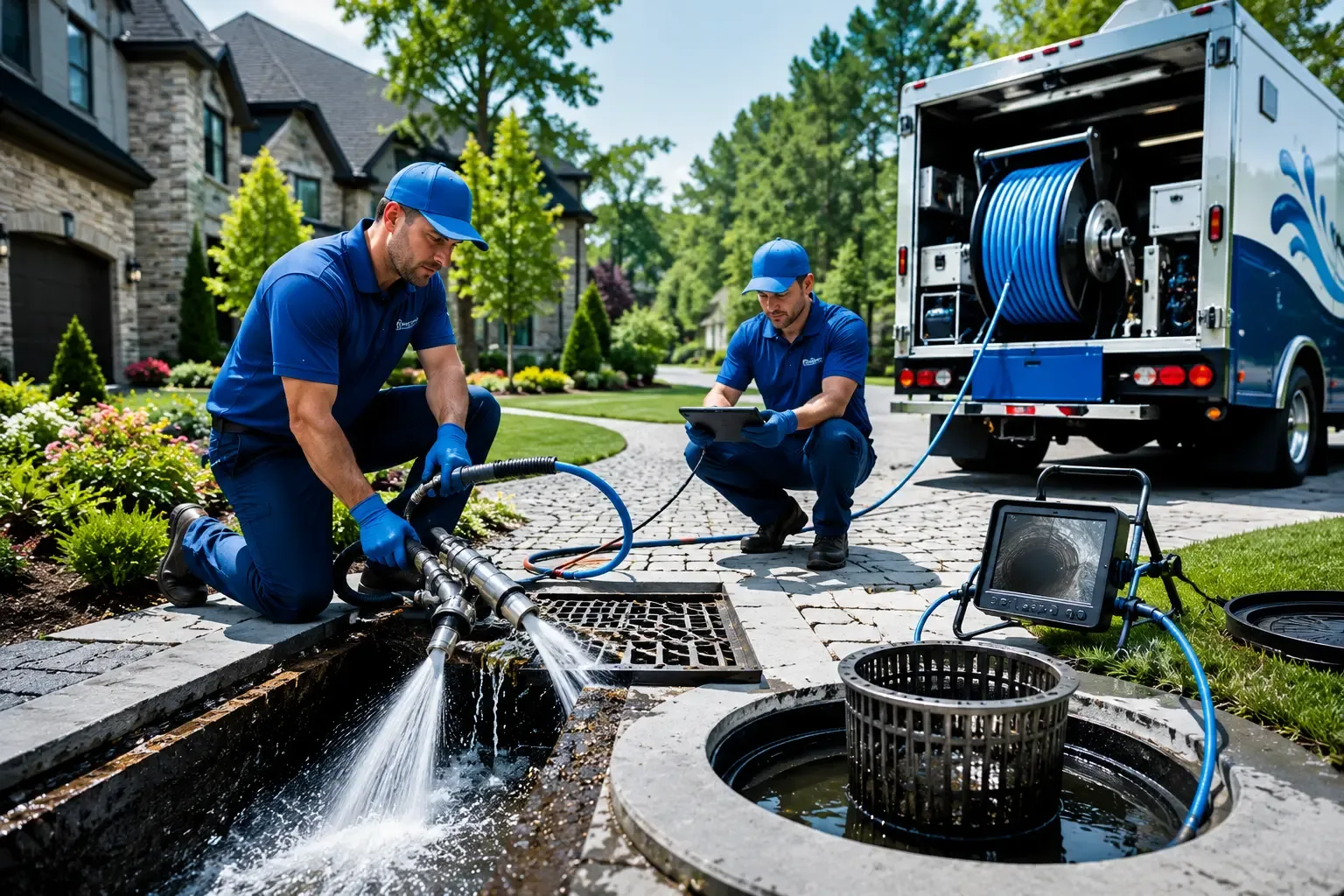 Local outdoor drain cleaning professionals in Troutville, PA